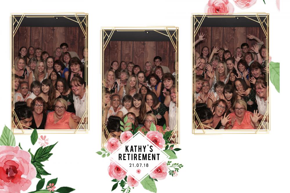Kathy's surprise retirement party | View more photos from the event at gallery.myphotoboothexperience.co.uk/u/MyPhotoBoothExperienceLtd/Kathys-surprise-retirement-party